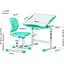 Комплект мебели Evo-kids Evo-06 Ergo Green: стол+стул (Evo-06 Ergo Z) - миниатюра 3