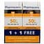 Сонцезахисний крем для обличчя Pharmaceris S Sun Protect 1+1 широкого спектру дії, SPF 50+, 100 мл (2 шт по 50 мл) (Z14048) - мініатюра 1