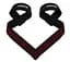 Лямки для тяги RDX S4 Gym Cotton Gel Straps Black Plus (WAC-S4B+) - мініатюра 1
