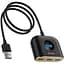 Usb хаб Baseus Square round 4 in 1 Usb3.0 на Usb 3.0x1 + Usb2.0x3) 1m CAHub-AY01 - мініатюра 1