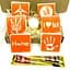 Набор для био-тату Я люблю Украину - хна Fresh Tattoo set-i-love-ukraine-henna - миниатюра 1