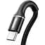 Кабель Baseus Halo Cable USB to Type-C 3A 1m CATGH-B01 Black - мініатюра 4