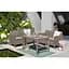 Стол для сада пластиковый Allibert Keter Lyon rattan table бежевый - миниатюра 3