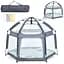 Детский манеж MR 1512 Silver Mist 146×127×110 см - миниатюра 3