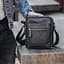 Чоловіча барсетка 18х21х7, сумка шкіряна планшетка через плече Tiding Bag SK N5386 чорна 180 - мініатюра 9
