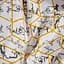 Комплект постільної білизни Moon&Star Бязь Gold Люкс Modern Marble євро 200х220 наволочки 4х50х70 - мініатюра 8