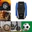 Автокомпресор Gemix Model G black/blue поршневий з сумкою цифровий манометр функція Autostop ліхтарик 35 л/хв - мініатюра 6