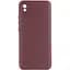 Чохол TPU GETMAN Liquid Silk Full Camera для Xiaomi Redmi 9A Бордовий / Marsala - мініатюра 1