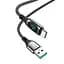 Кабель з дисплеєм Hoco S51 USB - Type-C 1.2 м чорний 6931474749239 - мініатюра 1
