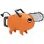 Фигурка чиби Человек бензопила Почита Chainsaw Man Pochita 3 см FCH CM PH 01 - миниатюра 1