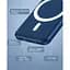 Портативний зарядний пристрій Podoru Magsafe 5000 mAh Wireless з кабелем Type-C PD 20W Mini Fast Charging Input Mag-safe - мініатюра 2