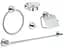 Набор аксессуаров Grohe Essentials 40344001, Хром - миниатюра 1