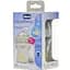 Пляшечка для годування Chicco Natural Feeling New, з силіконовою соскою, 150 мл, сірий (81211.30) - мініатюра 2