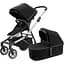 Дитяча коляска з люлькою Thule Sleek Midnight Black (TH 11000007) - мініатюра 1