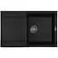 Кухонна мийка Zerix ZS-7950S-03 black ZX4580, Чорний матовий - мініатюра 1