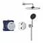 Душова система прихованого монтажу термостатична Grohe QuickFix Precision Grohtherm 34883000, Хром - мініатюра 3