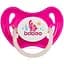Пустушка симетрична Baboo Sea Life, світиться в темряві, 6+ міс., рожева (5-032) - мініатюра 1