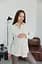 Рубашка вельветовая для беременных и кормящих мам Varna размер L-XL Lullababe Айвори - миниатюра 5