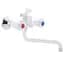 Смеситель для ванны Plamix AMA-142 white PM0584 Белый - миниатюра 1