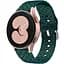 Ремешок для Samsung Galaxy Watch 7 - темно-зеленый ширина крепления 20мм силикон Watchbands Twist (W48-2WB38086859) - миниатюра 1