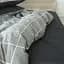 Простирадло MirSon Ranforce Elite 17-4751 Julia 180x220 см сіре (2200008934347) - мініатюра 1