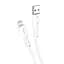 Кабель Hoco X67 Pisces Cable USB to MicroUSB 2,4A 1m white - мініатюра 1