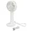 Вентилятор Bo-Camp Portable Fan With Holder White акумуляторний (8520952) - мініатюра 1