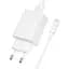 СЗУ Borofone BAS72A Source QC3.0 (1USB-A) + кабель USB to MicroUSB White - миниатюра 4