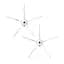 Бічні щіточки для пилососів Xiaomi Mi Robot Vacuum Cleaner Mi RoboRock Xiaowa 2 шт, 5 лопатей - White - мініатюра 1