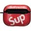 Футляр для навушників Airpods Pro Glossy Brand Sup red - мініатюра 1