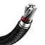 Кабель Baseus Cafule Series Metal Data Cable USB to Type-C 66W 1m CAKF000101 Black - мініатюра 6