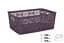 Корзина Violet House 0504 №4 Ажур Plum, 14 л, фиолетовая (0504 №4 Ажур PL б/кр. 14 л) - миниатюра 2