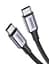 Кабель UGREEN US316 USB-C to USB-C 100W QC4.0 PD3.0 5A 3m Black (90120) - мініатюра 2