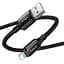 Дата кабель Hoco X127 Exceed USB to Lightning 12W (1m) Black - миниатюра 5