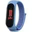 Ремінець Uwatch Replacement Nylon Strap for Mi Band 3/4/5 Bright Blue - мініатюра 1