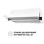 Вытяжка телескопическая Perfelli TL 6212 WH 700 LED - миниатюра 3