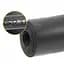Килимок (мат) спортивний 4FIZJO PU 183 x 68 x 0.4 см для йоги та фітнесу 4FJ0587 Black (P-5907739319531) - мініатюра 4