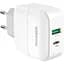 Зарядний пристрій Borofone BA46A Premium PD+QC3.0 3A 18W white - мініатюра 2