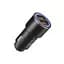 Автомобільний зарядний пристрій SkyDolphin SZ15 Aluminium QC3.0 (2USB, 2.4A) Black (AZP-000087) - мініатюра 4