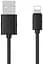 Кабель Baseus Yaven Cable USB to Lightning 2A 1m CALUN-01 Black - миниатюра 1