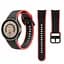 Ремінець для Samsung Galaxy Watch 6 40mm 6 44mm - чорно-червоний ширина кріплення 20мм силікон Watchbands Double Line (W12-2WB97569355) - мініатюра 5