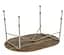 Стіл Bo-Camp Feather Oval 130x90 cm Brown (1404466) (DAS302107) - мініатюра 3