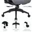 Офісне крісло OfficePro Balance OC620-B-DG-DG (OC620-B-DG-DG) - мініатюра 13