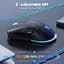Компьютерная мышка Onikuma беспроводная игровая CW917 с RGB подсветкой Bluetooth 2.4GHz аккумуляторная для ПК и ноутбука - миниатюра 8