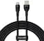 Кабель Baseus Flash 2 Charging Cable USB to Type-C 100W 1m P10311804111-00 Black - мініатюра 1