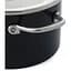 Каструля KitchenAid Steel Core з кришкою 24 см 6 л матова чорна (CC006001-001) - мініатюра 2