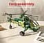 Конструктор вертоліт Mould King Exploration Helicopter авіція військовий розвідувач авіація 284 деталей - мініатюра 5