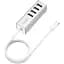 Мульти адаптер хаб Hoco HB1 4 в 1 USB to 4 USB 2.0 F 0.8 m - мініатюра 1