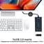 Концентратор Promate USB Hub 7 ports (ezhub-7.grey) (ezhub-7.grey) - миниатюра 3