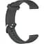 Ремінець силіконовий 20 мм для Samsung Galaxy Watch 42/3 41 мм/Active/Active 2 BeWatch GT Темно-сірий (1011444) - мініатюра 1